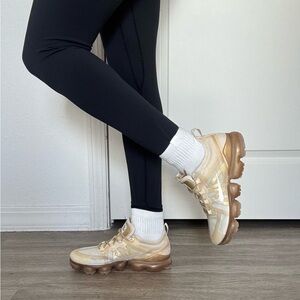 Women's Nike Vapormax Cream and Tan Sneakers